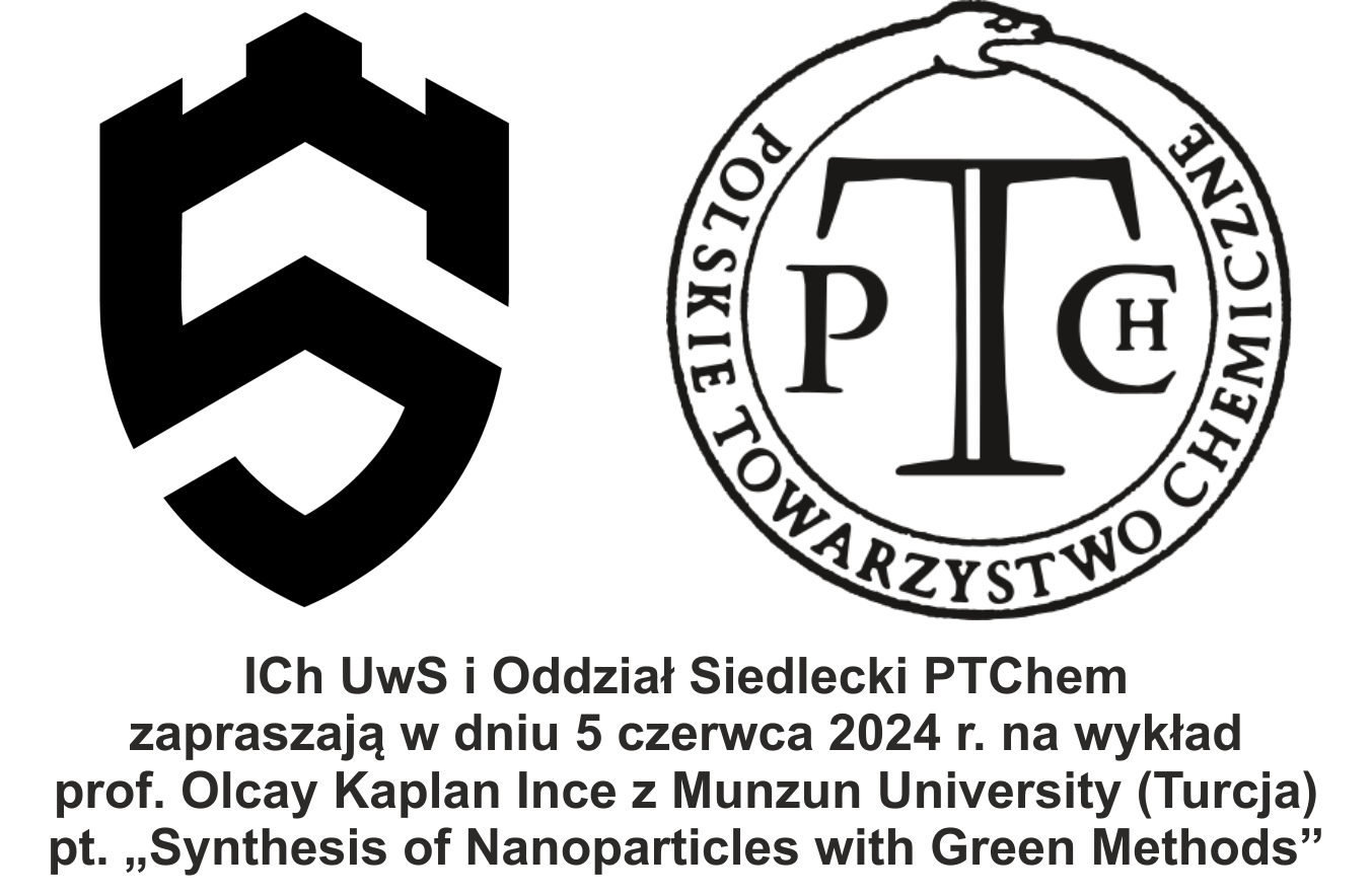 Logo Uniwersytetu w Siedlcach i Polskiego Towarzystwa Chemicznego